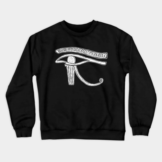 Ancient Egyptian Eye of Horus Crewneck Sweatshirt by LaForma